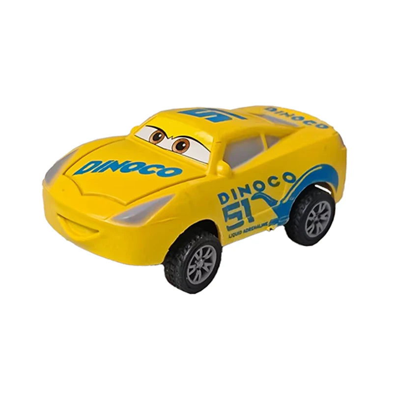 Mini 12 pcs Disney Pixar Cars 3 Piston Cup Rebound Car  Collection Lightning McQueen Jackson Storm PVC Car Model Toy for childre