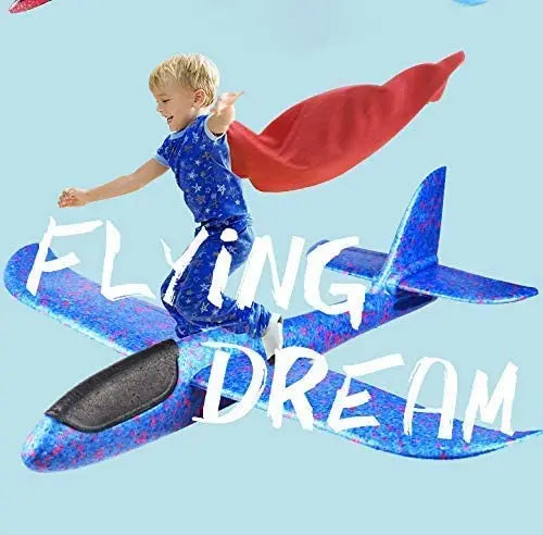 36cm48cm Large Foam Plane Glider Hand Throw Airplane Inertial EPP Bubble Planes Outdoor Launch Kids Toys for Children Boys Gift