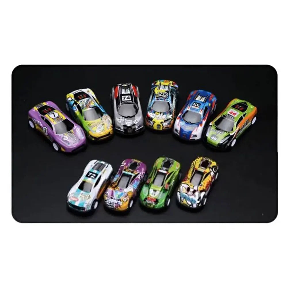 100Pcs Alloy Diecast Car Mini Cars Model Se tToys for Boys Sliding Inertia Pull Back Vehicle Toy Birthday Gift for Kids Toddler
