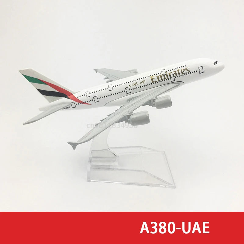 6Inch 15CM A380 A350 A330 A320 Concorde Diecast Airplane Model For Gift Collection