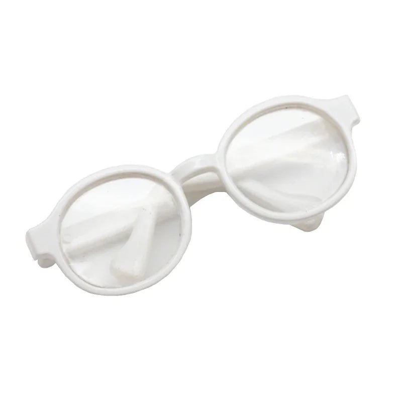 Labubu Glasses  6.5cm Cute Plastic Glasses for 17cm Labubu Macaron and 60cm BJD Dolls and 1/3 BJD Dolls Toy Glasses Accessories