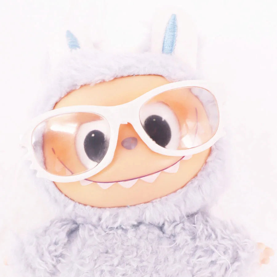 Mini Doll Accessories For Labubu Doll Glasses Mini Cartoon Model Guitar Popcorn Pendant Waist Bag Dollhouse Gift,Girl's Toy