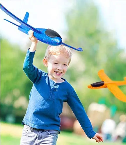 36cm48cm Large Foam Plane Glider Hand Throw Airplane Inertial EPP Bubble Planes Outdoor Launch Kids Toys for Children Boys Gift