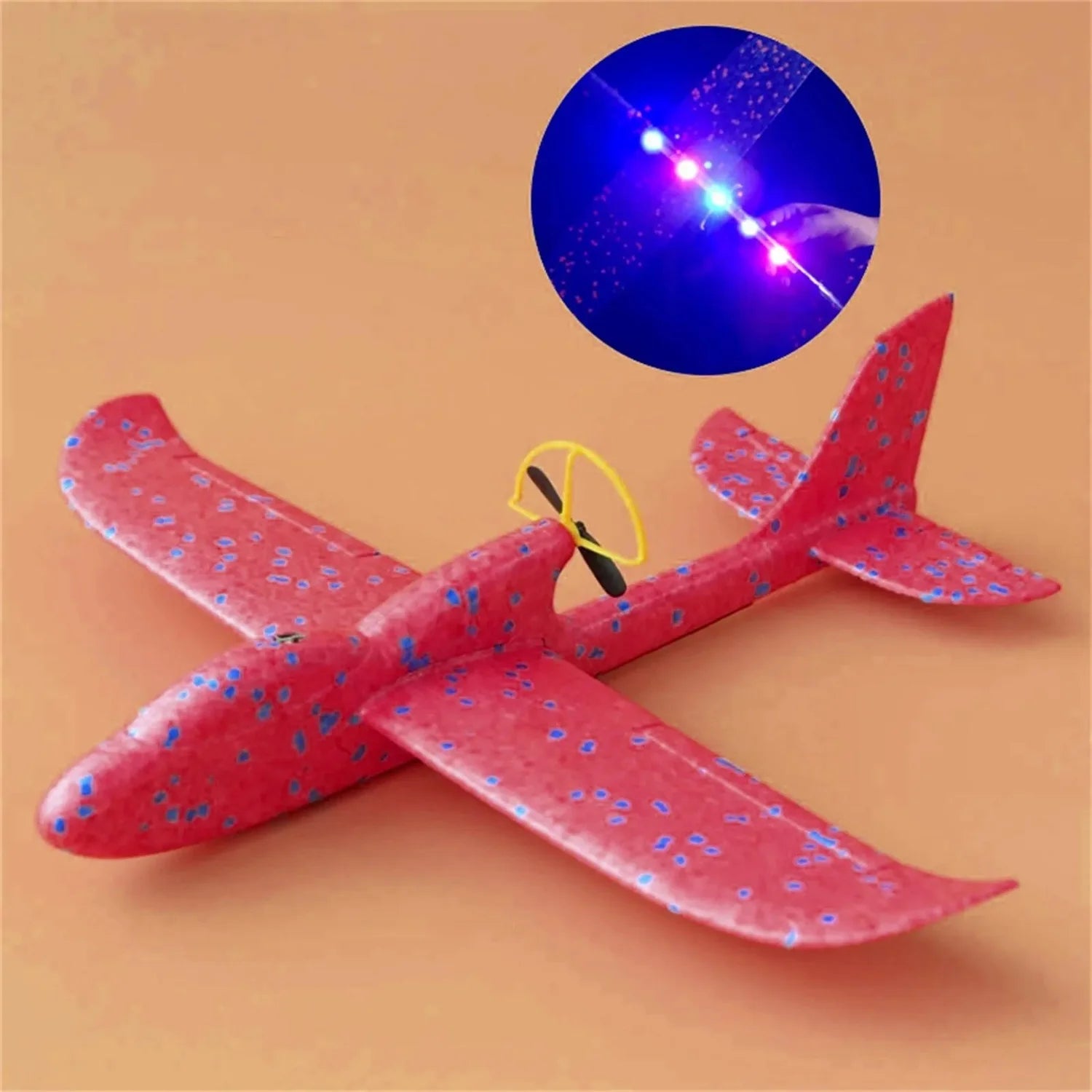 Electric Foam Airplane Toy Hand Throwing Plane Toy for Kids Aircraft Toy with USB Charging Outdoor Flying Toys Birthday Gift