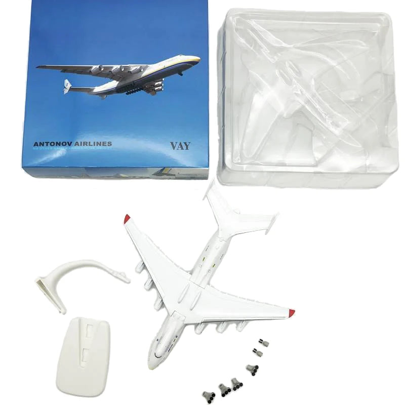 20CM Diecast Alloy Antonov An-225 "Mriya" B747 777 787 A380 350 330 Airplane Model 1/400 Scale