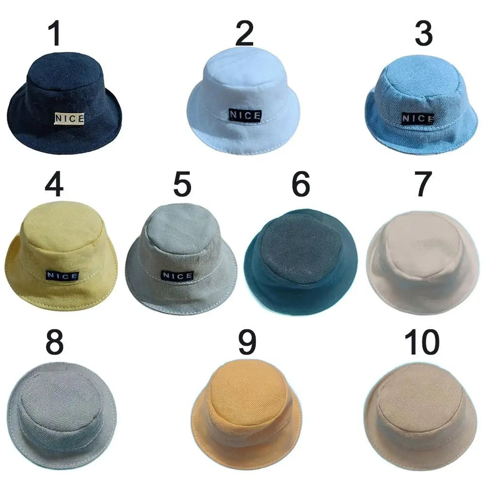 Doll Fisherman Hat Doll Hat Doll Accessories For 1/12 obitsu Doll for doll head circumference 13~15cm Toy Dress Up Accessory