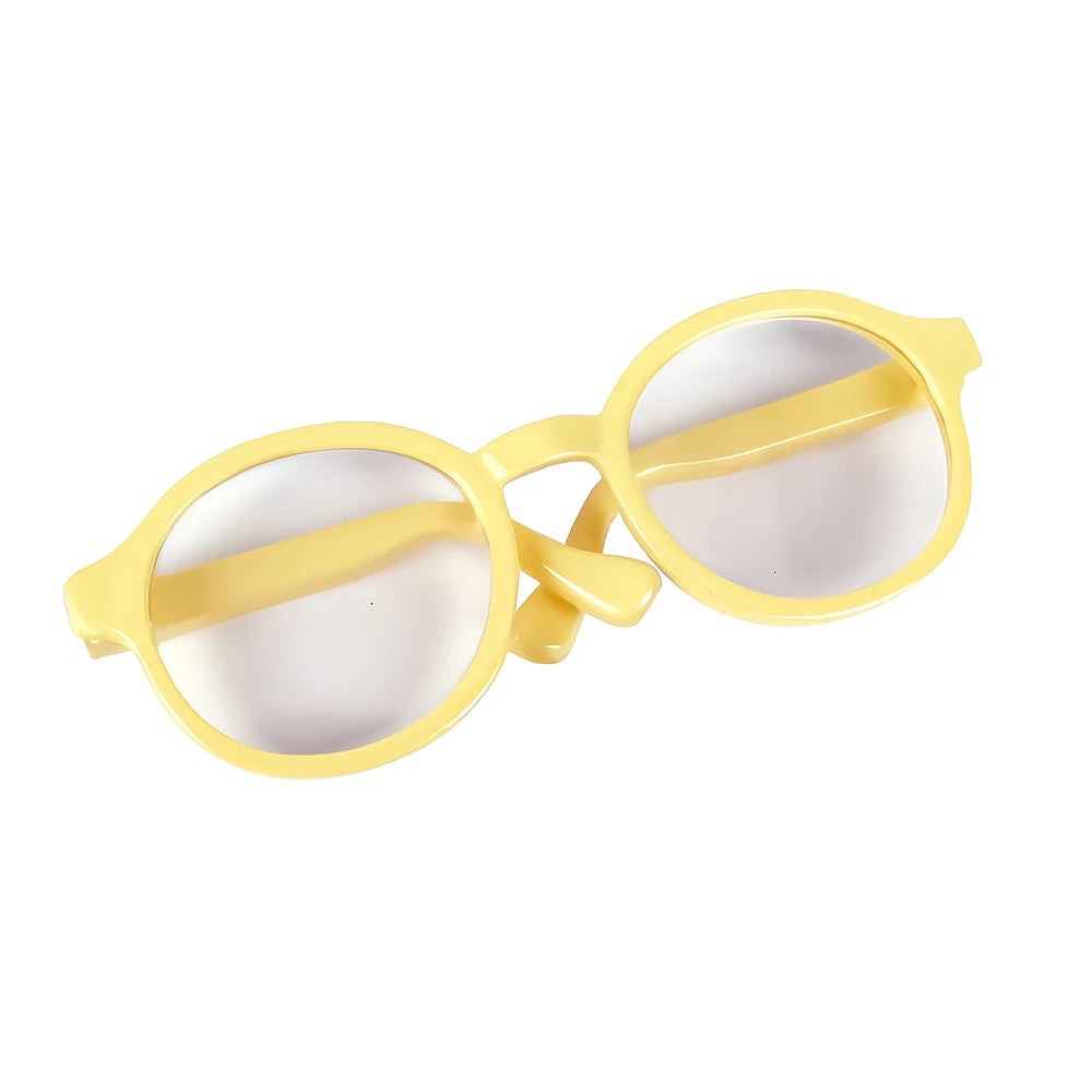 Fashion Doll Glasses for 1/3 1/6 1/8 60cm BJD Blyth Doll Plush Toy Sunglasses DIY Accessories Dress Up Toys Gift