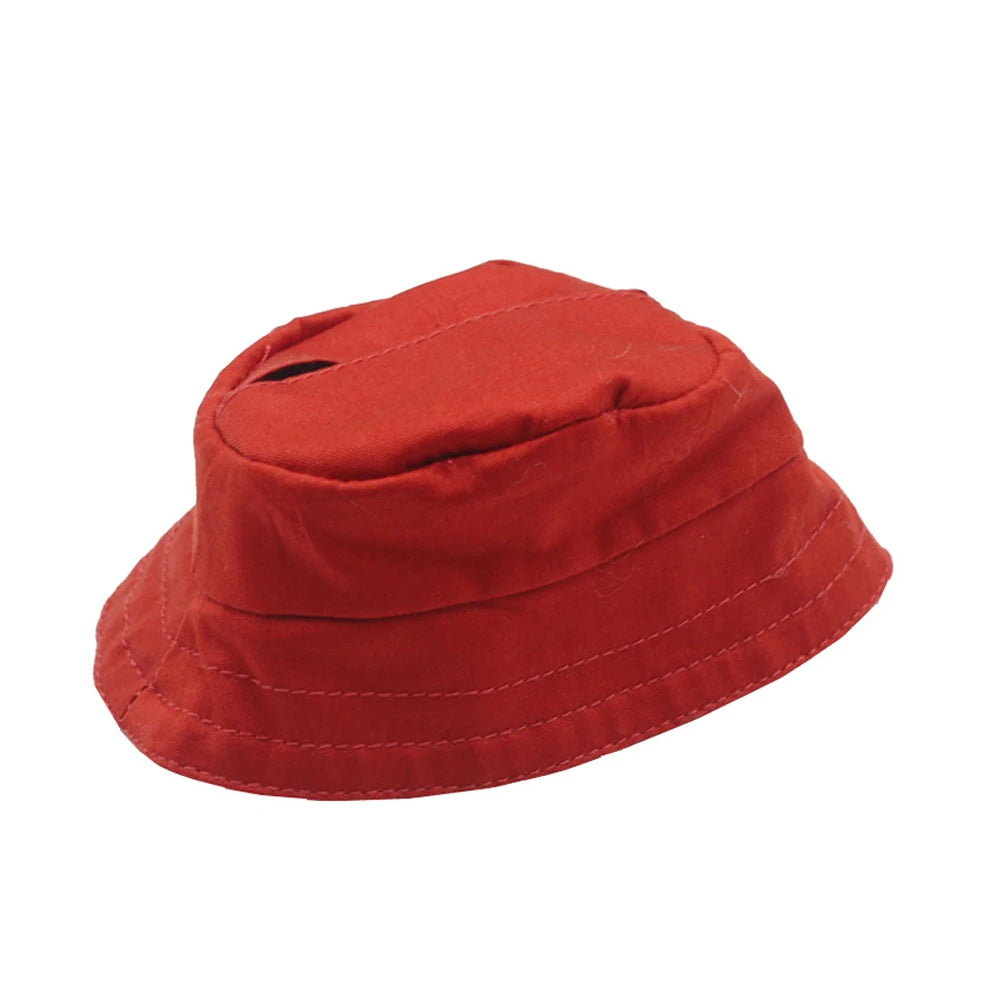 For 17cm LABUBU hat sit party macaron outfit doll bucket Hat Cute Doll Accessories Kids Girls Toys
