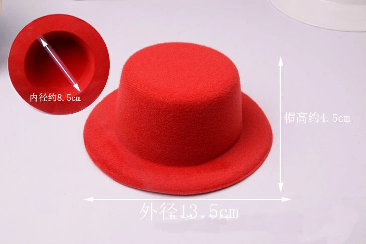 Plush Cute Doll Hat For Paola Reina & 1/3 1/4 1/6 BJD Blyth & 14.5 Inch Wellie Wisher Doll Clothes Accessories