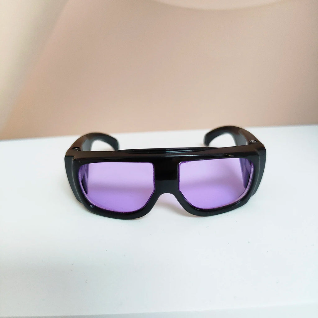 Doll Glasses 6.5cm Goggles Sunglasses for 17cm Labubu V1 V2 V3 Doll Accessories