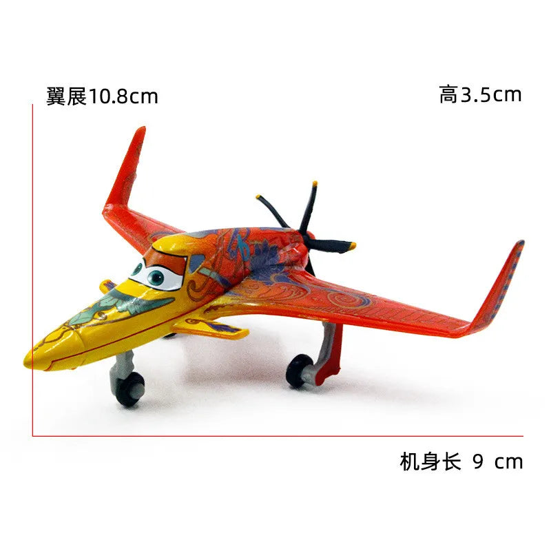 Disney Pixar Planes Dust Crophopper Skipper Dottie Ehsani Metal Diecast Fighter Aircraft Collectible Model Toys Birthday Gifts