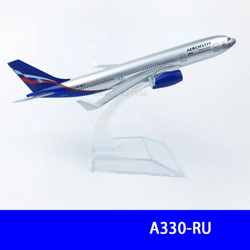 6Inch 15CM A380 A350 A330 A320 Concorde Diecast Airplane Model For Gift Collection