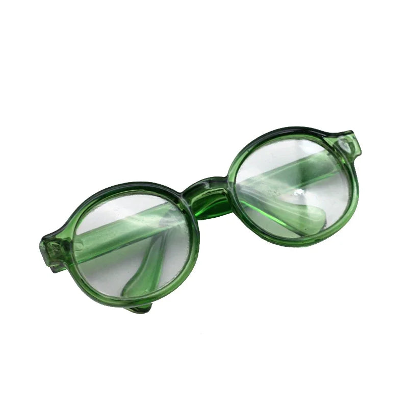 Labubu Glasses  6.5cm Cute Plastic Glasses for 17cm Labubu Macaron and 60cm BJD Dolls and 1/3 BJD Dolls Toy Glasses Accessories