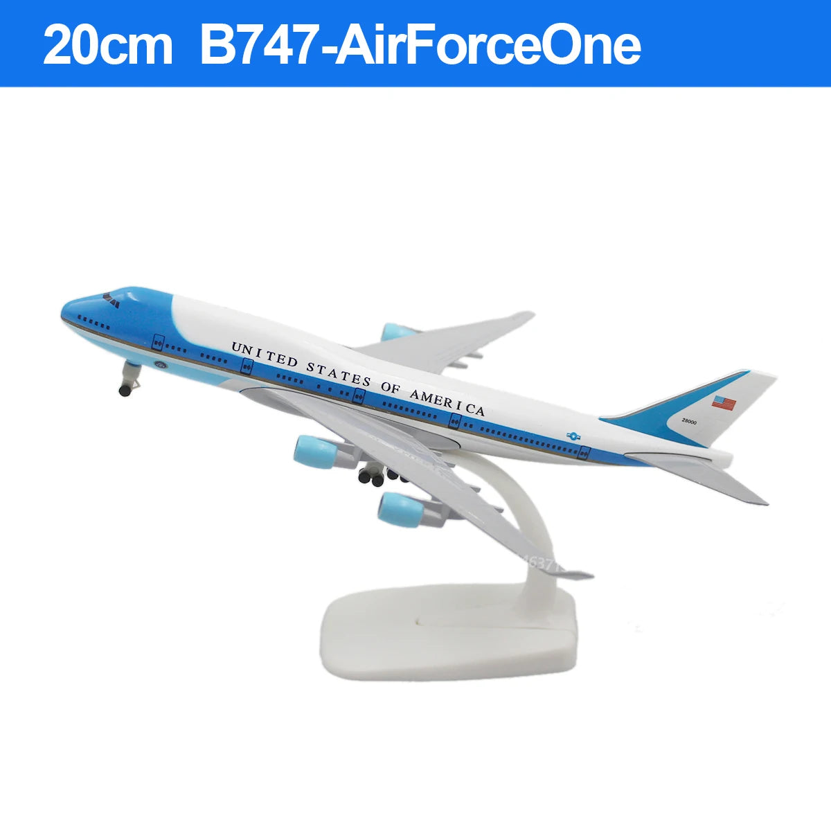 20CM Diecast Alloy Antonov An-225 "Mriya" B747 777 787 A380 350 330 Airplane Model 1/400 Scale