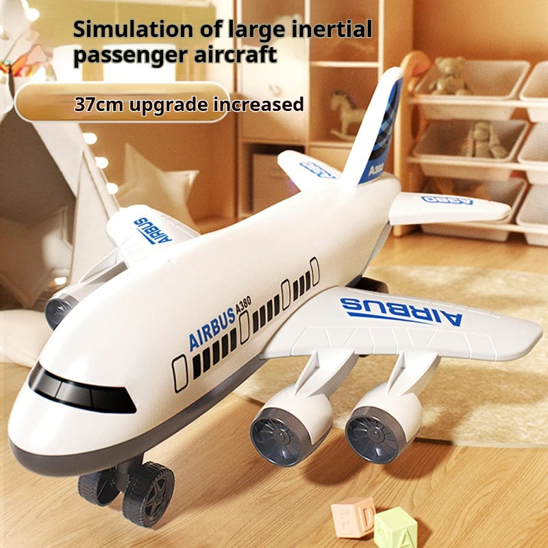 Large Children's Inertia Toy Airplane Boys Model Gift Aircraft Model for Kids Big Size Toy Plane Present for Boys