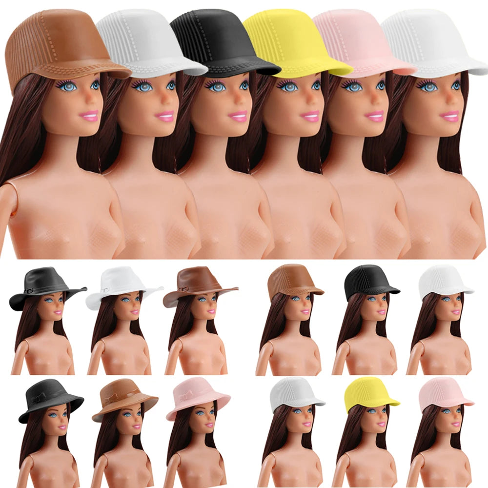 NK Official Mix Doll Accessories 1/6 Doll Clothes Doll Toy hous Cowboy Hats Sunglasses Caps Shoes 11.5 Inch Doll house Toys JJ