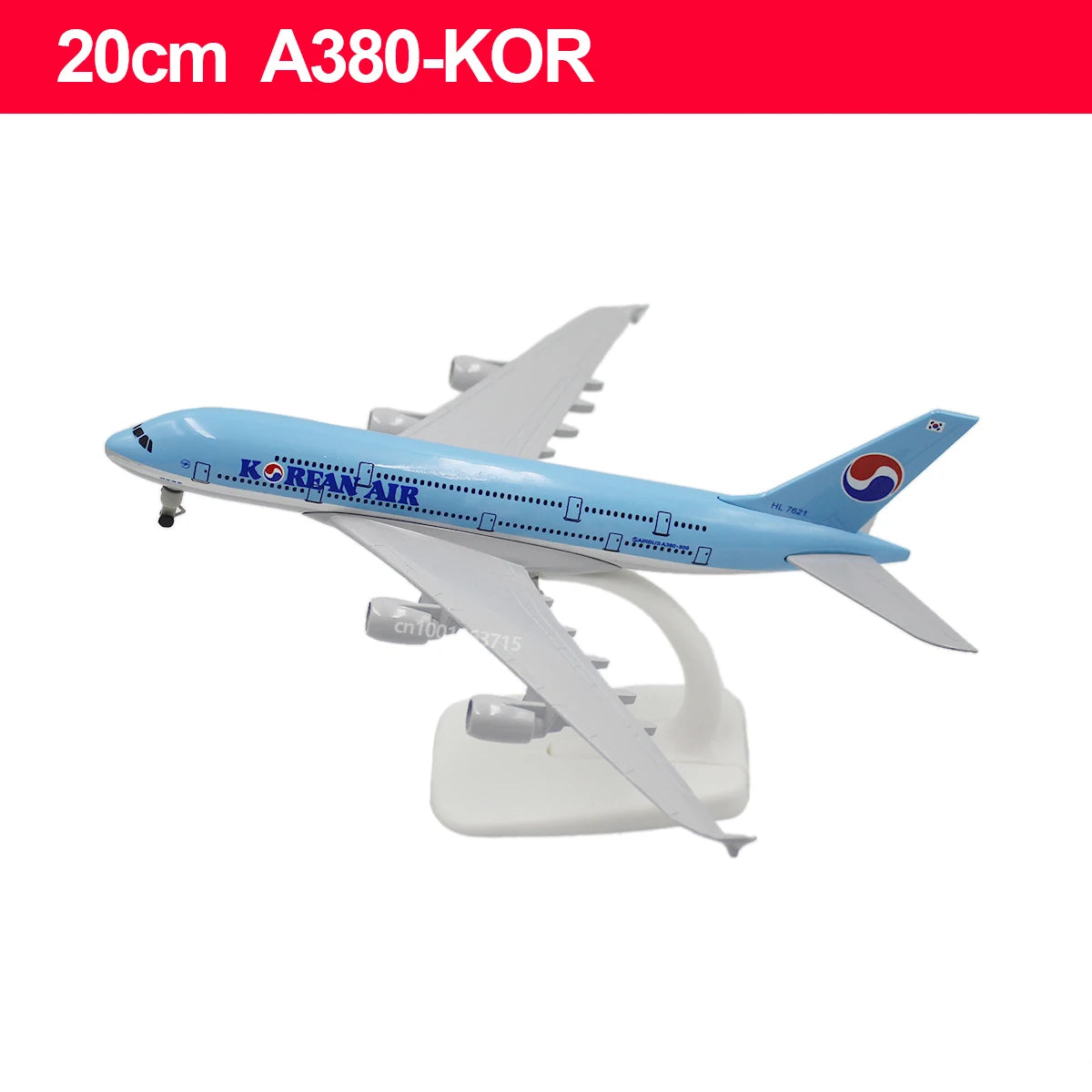 20CM Diecast Alloy Antonov An-225 "Mriya" B747 777 787 A380 350 330 Airplane Model 1/400 Scale