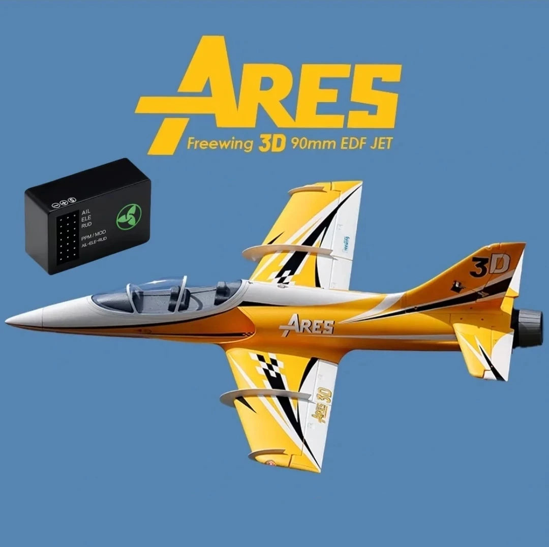 Freewing 90mm Ducted Jet Sports Aircraft 3D God of War RC Airplane High-Speed Fixed Wing Model Epo Assembled Remote Control Toy