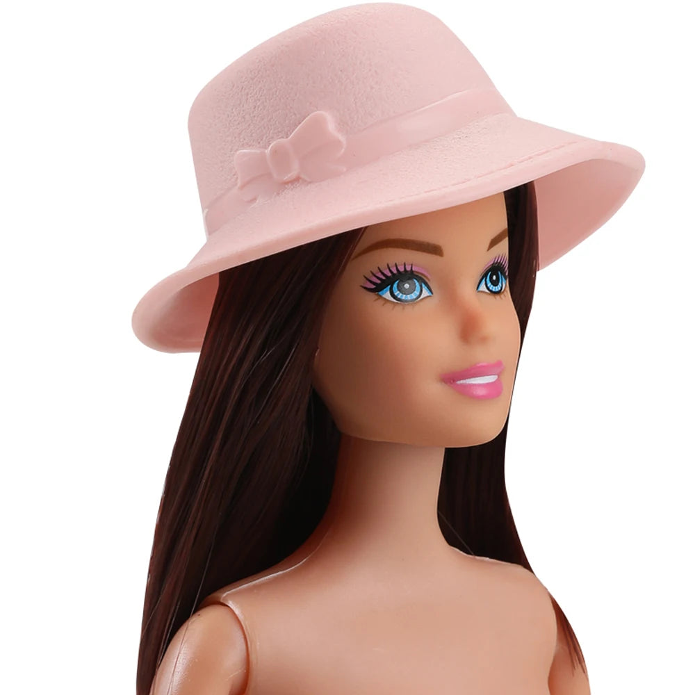 NK Official Mix Doll Accessories 1/6 Doll Clothes Doll Toy hous Cowboy Hats Sunglasses Caps Shoes 11.5 Inch Doll house Toys JJ