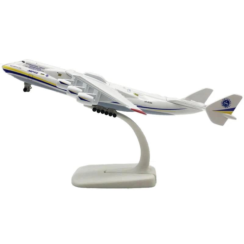 20CM Diecast Alloy Antonov An-225 "Mriya" B747 777 787 A380 350 330 Airplane Model 1/400 Scale