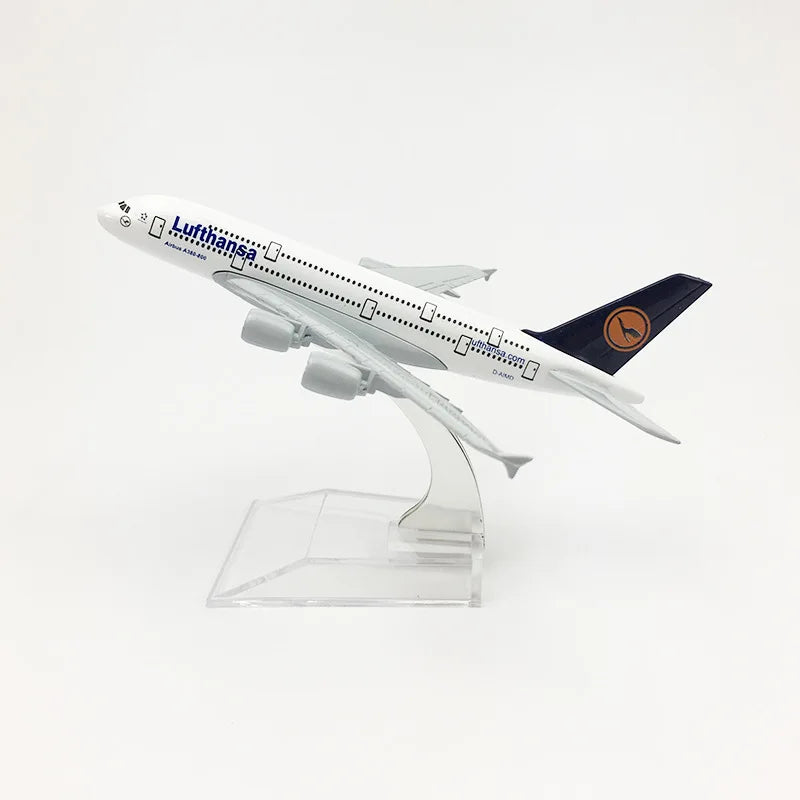 6Inch 15CM A380 A350 A330 A320 Concorde Diecast Airplane Model For Gift Collection