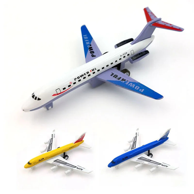 14cm Alloy PVC Airplanes Cartoon Airlines Diecast B747 A380 A340 Plane Models Simulated Aircraft Flight For Kids Boys Gift