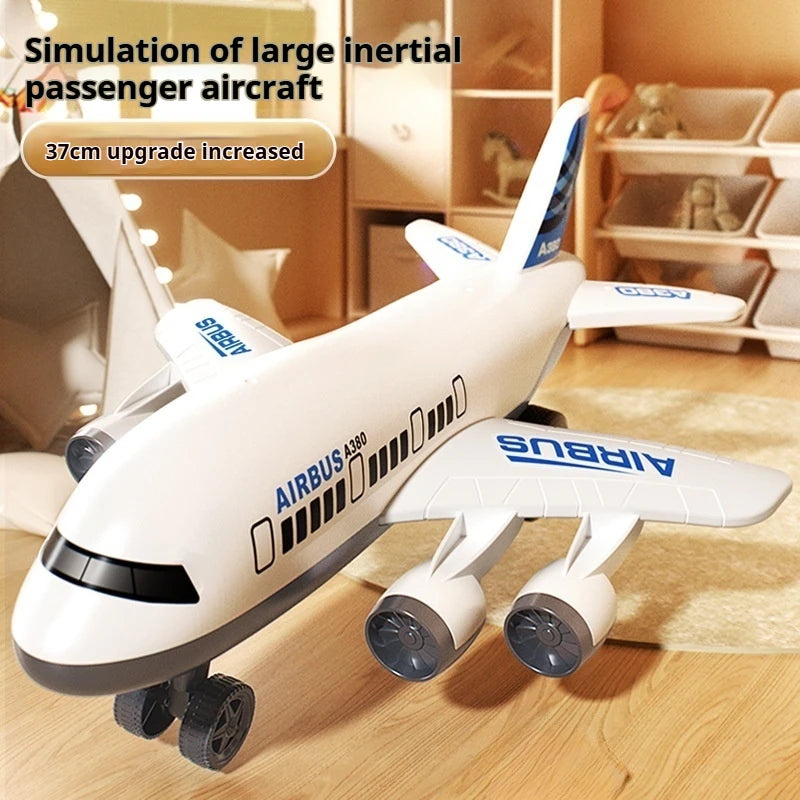 Large Children's Inertia Toy Airplane Boys Model Gift Aircraft Model for Kids Big Size Toy Plane Present for Boys