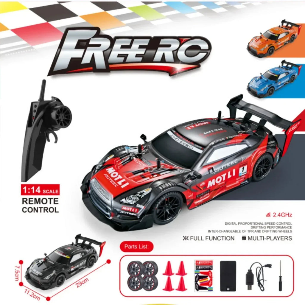 Rhino GTR V2 2.4G 4WD Off-Road Drift Racing RC Car for Kids - Electronic Hobby Toy