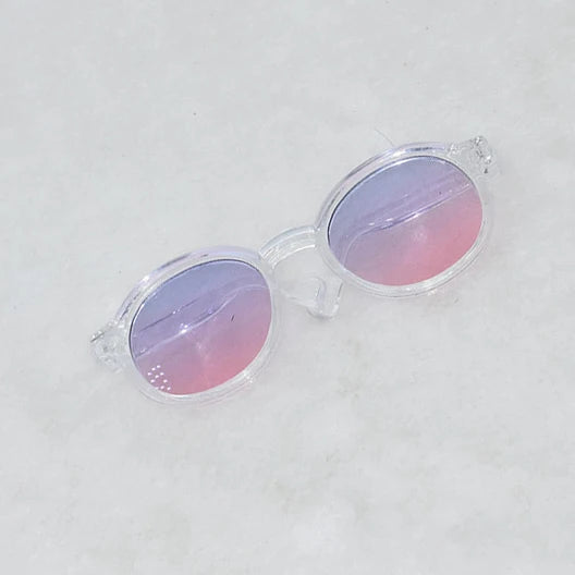 Labubu Glasses  6.5cm Cute Plastic Glasses for 17cm Labubu Macaron and 60cm BJD Dolls and 1/3 BJD Dolls Toy Glasses Accessories