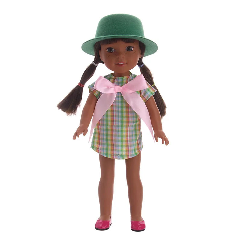 Plush Cute Doll Hat For Paola Reina & 1/3 1/4 1/6 BJD Blyth & 14.5 Inch Wellie Wisher Doll Clothes Accessories