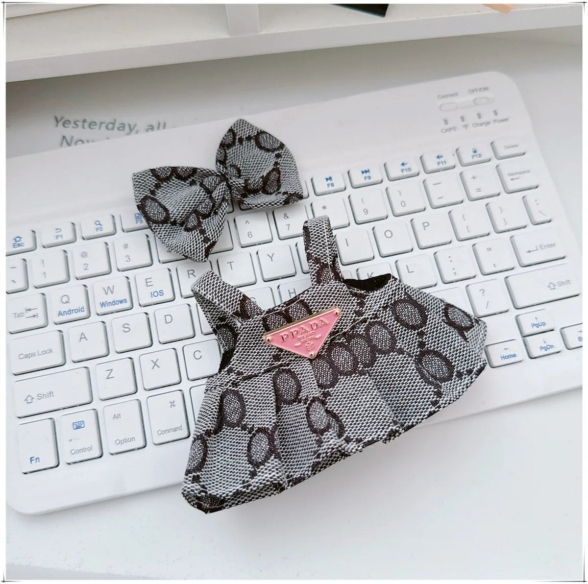 For 17cm Labubu Doll Clothes V1 V2 Doll Clothing Accessories Hat Overall Dress Shoes Bag Doll Accessories Sitting Party Game Toy