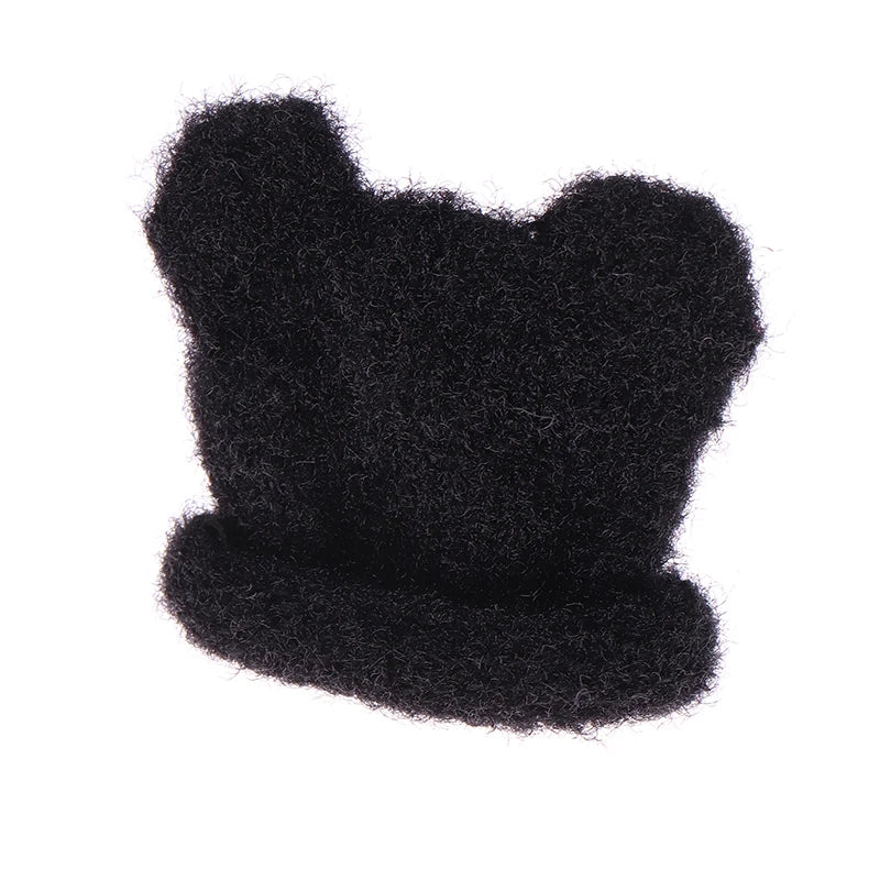 1/12 Doll Mini Colorful Knitted Hat Simulation Handmade Hats Toys Doll Dress Up Accessories For Kids Pretend Play Toy