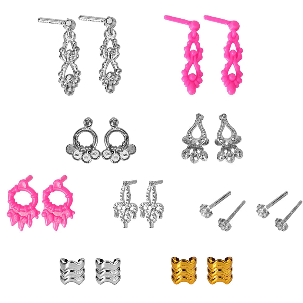 NK Official Mix Doll Accessories 1/6 Doll Clothes Doll Toy hous Cowboy Hats Sunglasses Caps Shoes 11.5 Inch Doll house Toys JJ