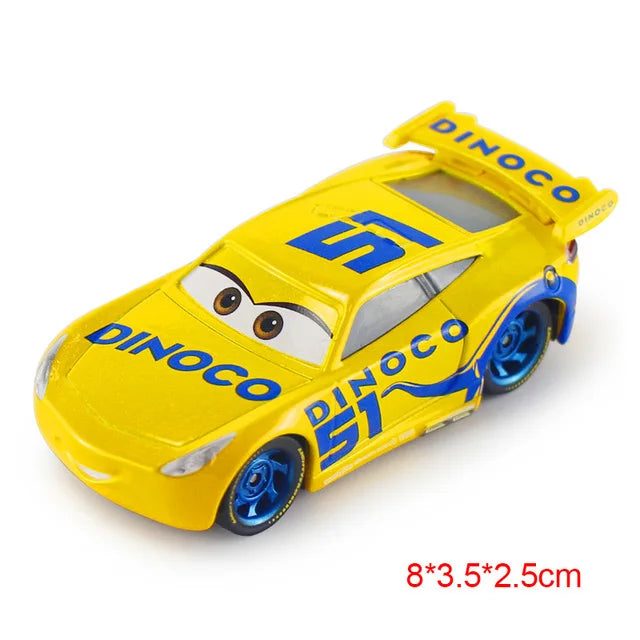 NEW Disney Pixar Cars 3 Toy Lightning McQueen Jackson Frank Airplane Champion Metal Diecast Model Car For Kid Birthday Xmas Gift