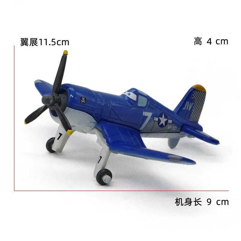 Disney Pixar Planes Dust Crophopper Skipper Dottie Ehsani Metal Diecast Fighter Aircraft Collectible Model Toys Birthday Gifts