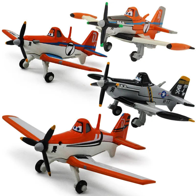 Disney Pixar Planes Dust Crophopper Skipper Dottie Ehsani Metal Diecast Fighter Aircraft Collectible Model Toys Birthday Gifts