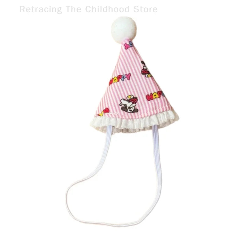 Cute Doll House Doll Hat Mini Birthday Hats Head Covers Cartoon DIY Doll Decoration Toy For Children