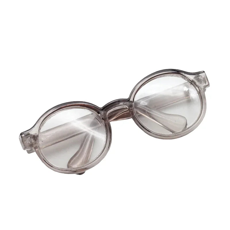 Labubu Glasses  6.5cm Cute Plastic Glasses for 17cm Labubu Macaron and 60cm BJD Dolls and 1/3 BJD Dolls Toy Glasses Accessories