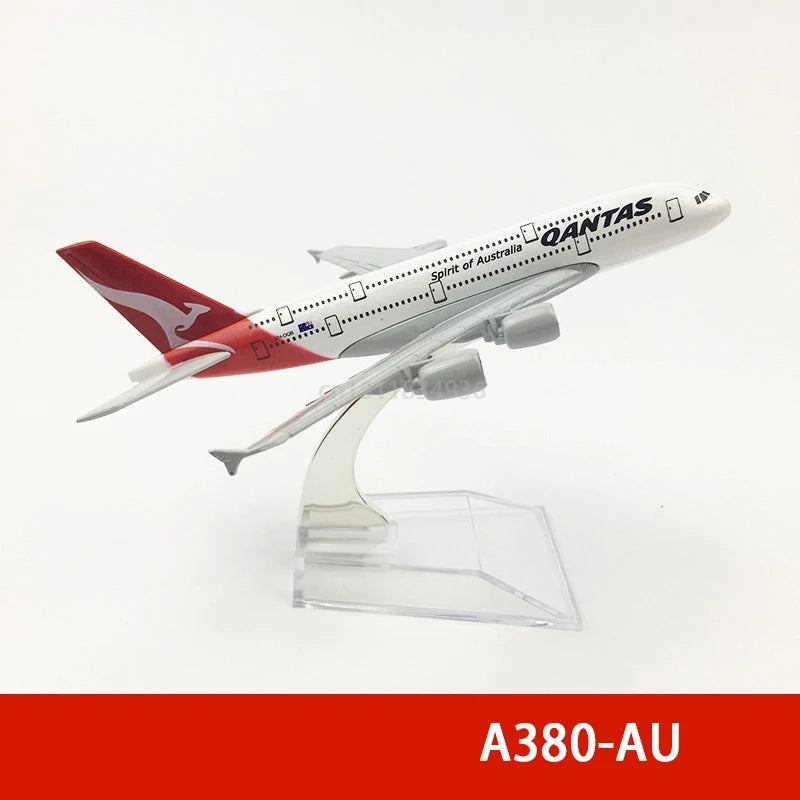 6Inch 15CM A380 A350 A330 A320 Concorde Diecast Airplane Model For Gift Collection