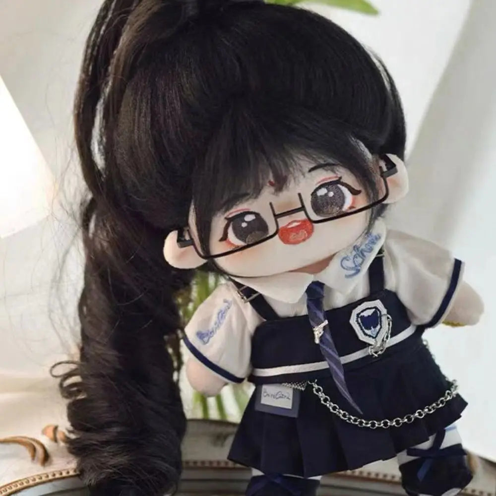 Half-frame Doll Glasses Creative Lensless Metal Plush Doll Eyeglasses Doll Accessories Fashion Pet Glasses for 20cm Dolls