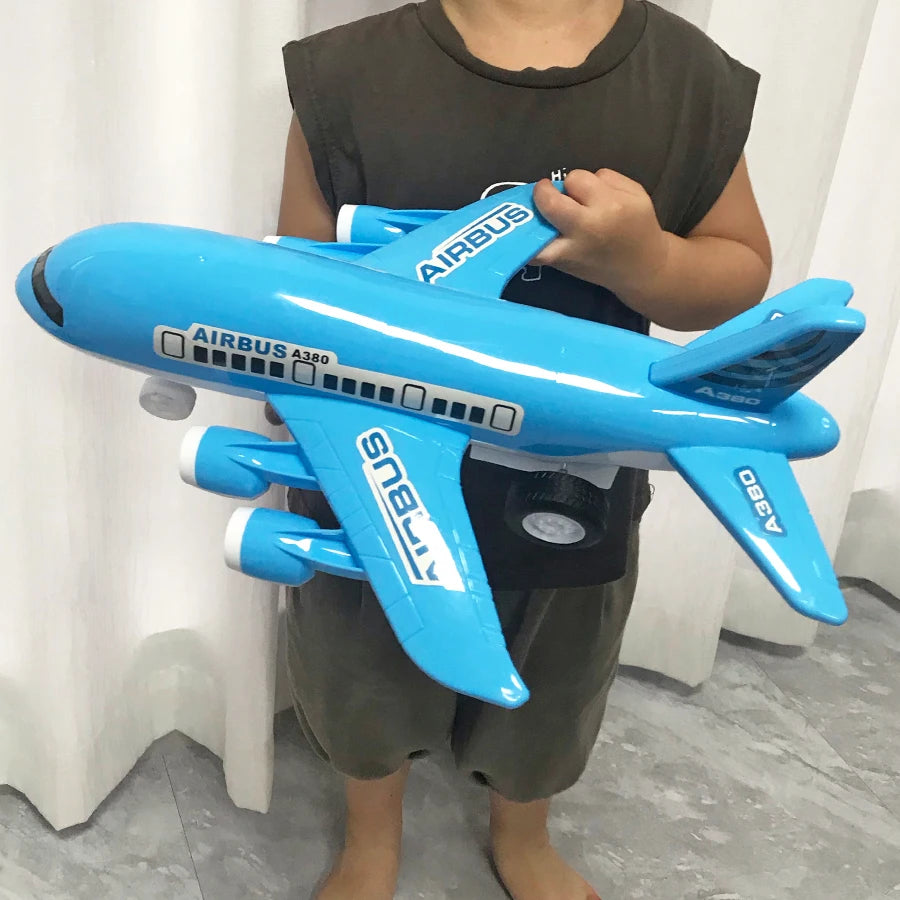 Large sized airplane toys, children's inertia airplane toy models, boys and girls, Christmas gifts, New Year gifts