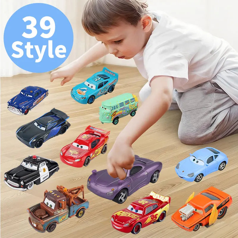 NEW Disney Pixar Cars 3 Toy Lightning McQueen Jackson Frank Airplane Champion Metal Diecast Model Car For Kid Birthday Xmas Gift