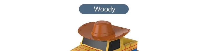 5 Styles Disney Toy Story Buzz Lightyear Woody Jessie Rex Alien Cartoon Model Inertial Pull-back Free Wheel Car Toys Kids Gift