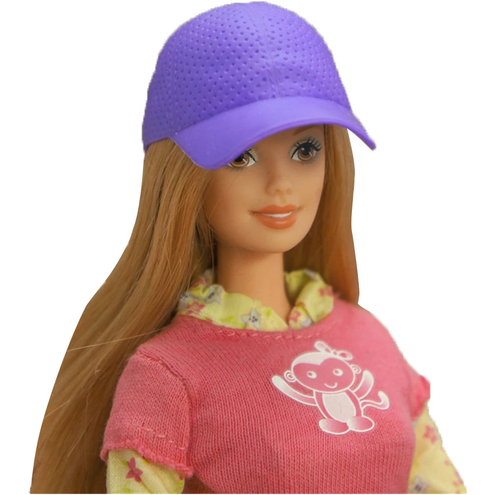 NK Official Mix Doll Accessories 1/6 Doll Clothes Doll Toy hous Cowboy Hats Sunglasses Caps Shoes 11.5 Inch Doll house Toys JJ