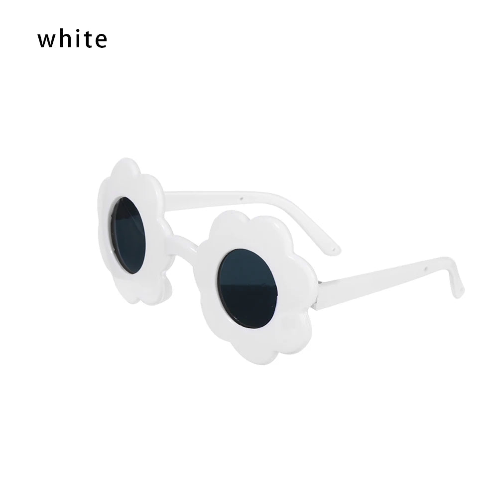 Heart Miniature Sunglasses Candy Color Frame Doll Glasses Toys Eyewear Doll Eyes Clothes Accessories For 60CM Dolls Dress Up