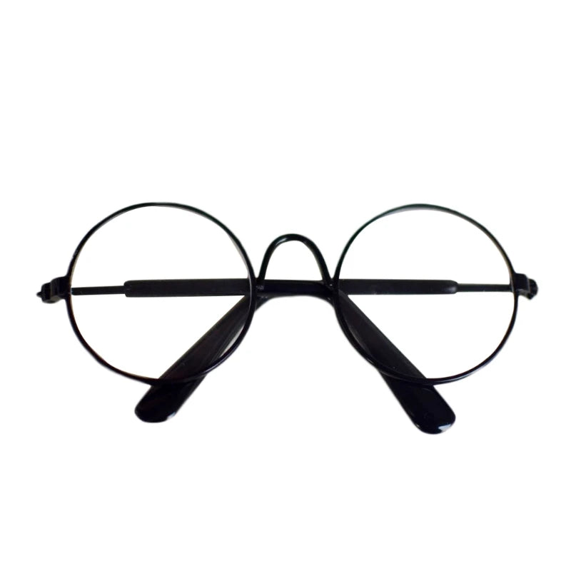 2022 New chirden toys pet toys Doll Cool Glasses Pet Sunglasses For doll Blyth American Grils Toy Photo Props