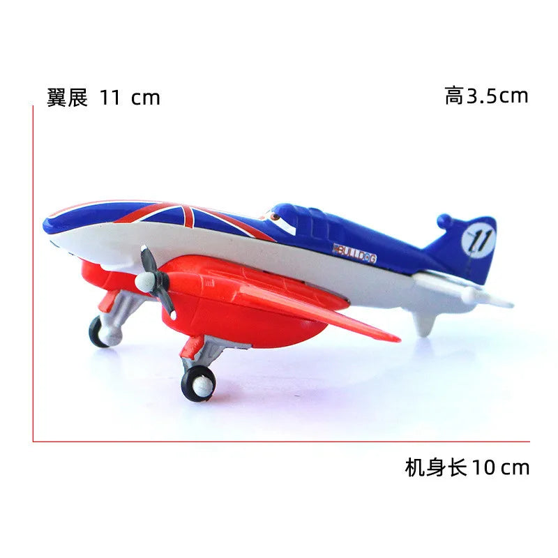Disney Pixar Planes Dust Crophopper Skipper Dottie Ehsani Metal Diecast Fighter Aircraft Collectible Model Toys Birthday Gifts