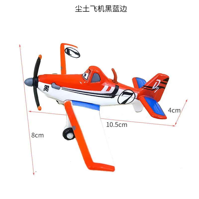 Disney Pixar Planes Dust Crophopper Skipper Dottie Ehsani Metal Diecast Fighter Aircraft Collectible Model Toys Birthday Gifts