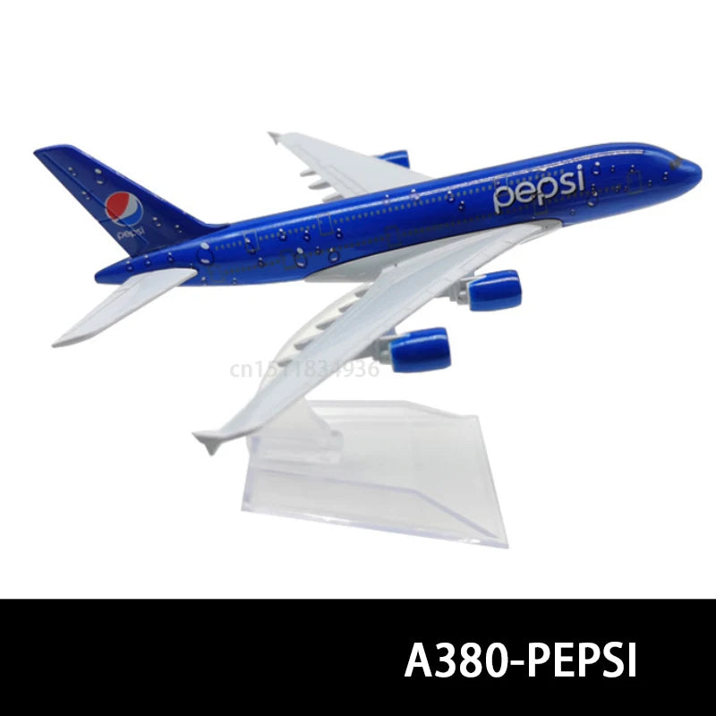6Inch 15CM A380 A350 A330 A320 Concorde Diecast Airplane Model For Gift Collection