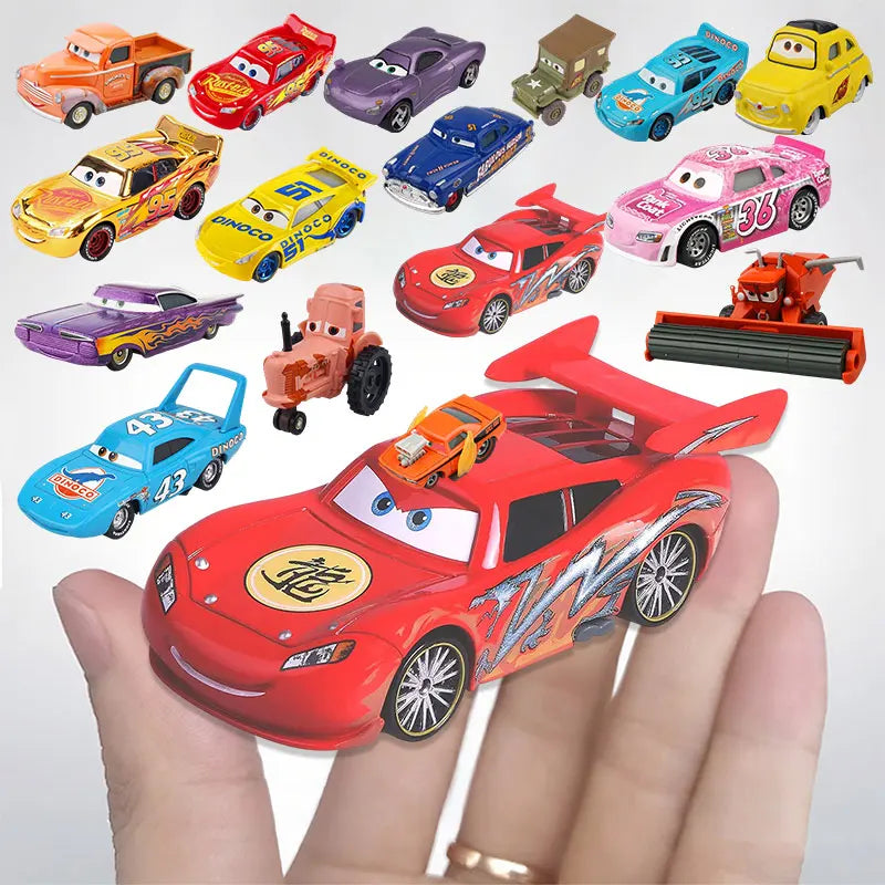 NEW Disney Pixar Cars 3 Toy Lightning McQueen Jackson Frank Airplane Champion Metal Diecast Model Car For Kid Birthday Xmas Gift